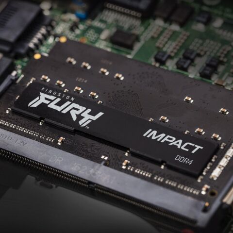 Модуль памяти для ноутбука SoDIMM DDR4 16GB (2x8GB) 3200 MHz Fury Impact Kingston Fury (ex.HyperX) (KF432S20IBK2/16) - Модули памяти к ноутбукам  - Модули памяти к ноутбукам 