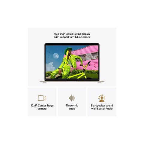 Ноутбук Apple MacBook Air 15 M5 A3448 Starlight (MDVF4UA/A) - Нулевой остаток (Feed)  - Нулевой остаток (Feed) 