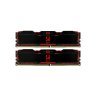 Модуль памяти для компьютера DDR4 32GB (2x16GB) 3200 MHz IRDM Black Goodram (IR-X3200D464L16A/32GDC)