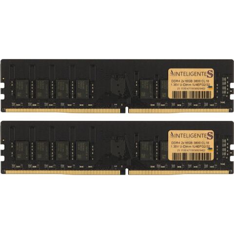 Модуль памяти для компьютера DDR4 32GB (2x16GB) 3600 MHz INTELIGENTES (IU4EFG2/32) - Модули памяти для компьютера  - Модули памяти для компьютера 