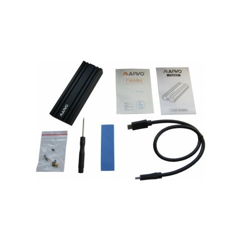 Карман внешний Maiwo M.2 SSD NVMe (PCIe) USB3.1 GEN2 Type-C (K1686P) - Нулевой остаток (Feed)  - Нулевой остаток (Feed) 