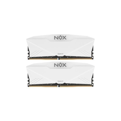 Модуль памяти для компьютера DDR4 16GB (2x8GB) 3200 MHz NOX RGB White Apacer (AH4U16G32C28YNWAA-2) - Нулевой остаток (Feed)  - Нулевой остаток (Feed)