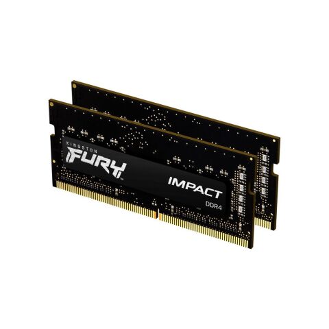 Модуль памяти для ноутбука SoDIMM DDR4 64GB (2x32GB) 3200 MHz Fury Impact Kingston Fury (ex.HyperX) (KF432S20IBK2/64) - Модули памяти к ноутбукам  - Модули памяти к ноутбукам 
