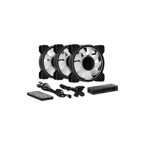Кулер для корпуса AeroCool Mirage 12 ARGB Pro (ACF3-MR10227.11) - Нулевой остаток (Feed)  - Нулевой остаток (Feed)