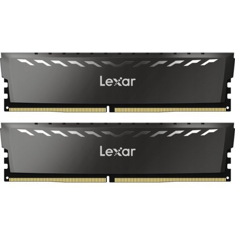 Модуль памяти для компьютера DDR4 16GB (2x8GB) 3200 MHz Thor Dark Gray Lexar (LD4BU008G-R3200GDXG) - Нулевой остаток (Feed)  - Нулевой остаток (Feed) 