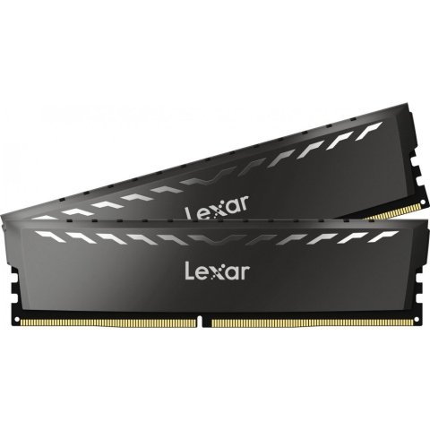 Модуль памяти для компьютера DDR4 16GB (2x8GB) 3200 MHz Thor Dark Gray Lexar (LD4BU008G-R3200GDXG) - Нулевой остаток (Feed)  - Нулевой остаток (Feed) 
