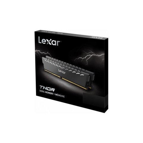 Модуль памяти для компьютера DDR4 16GB (2x8GB) 3200 MHz Thor Dark Gray Lexar (LD4BU008G-R3200GDXG) - Нулевой остаток (Feed)  - Нулевой остаток (Feed) 