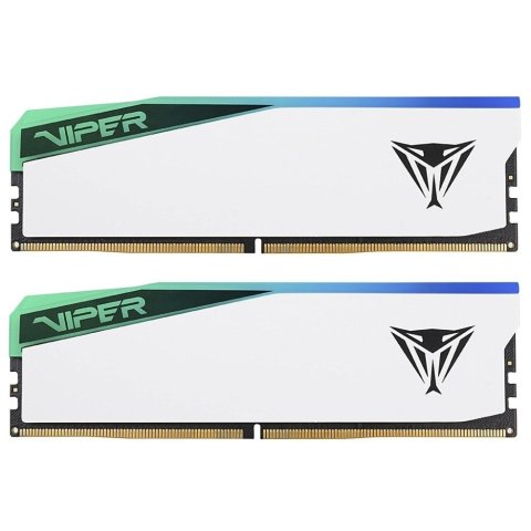 Модуль памяти для компьютера DDR5 32GB (2x16GB) 6000 MHz Viper Elite 5 RGB Patriot (PVER532G60C30KW) - Нулевой остаток (Feed)  - Нулевой остаток (Feed) 