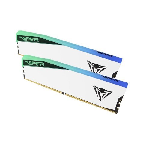 Модуль памяти для компьютера DDR5 32GB (2x16GB) 6000 MHz Viper Elite 5 RGB Patriot (PVER532G60C30KW) - Нулевой остаток (Feed)  - Нулевой остаток (Feed) 