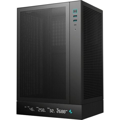 Корпус Deepcool CH170 Digital Black (R-CH170-BKNPI0D-G-1) - Нулевой остаток (Feed)  - Нулевой остаток (Feed) 