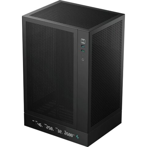 Корпус Deepcool CH170 Digital Black (R-CH170-BKNPI0D-G-1) - Нулевой остаток (Feed)  - Нулевой остаток (Feed) 