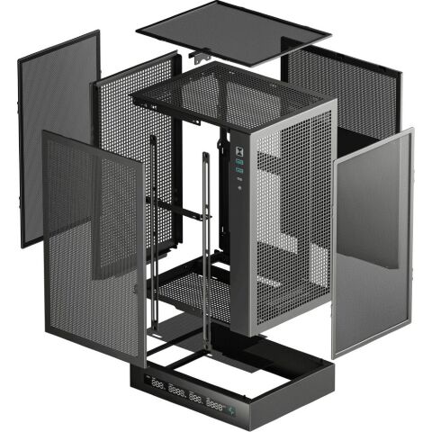 Корпус Deepcool CH170 Digital Black (R-CH170-BKNPI0D-G-1) - Нулевой остаток (Feed)  - Нулевой остаток (Feed) 