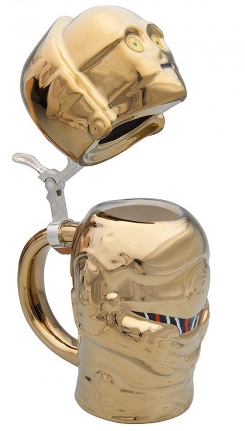Кружка коллекционная SignatureSteins Star Wars C-3PO Stein Звёздные войны С3ПО 650 мл. -   -