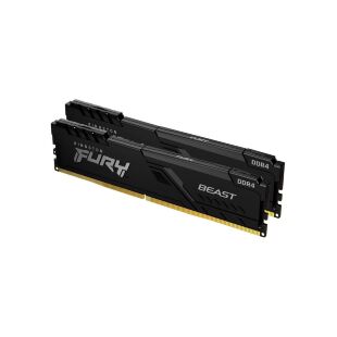 Модуль памяти для компьютера DDR4 32GB (2x16GB) 3200 MHz Beast Black Kingston Fury (ex.HyperX) (KF432C16BB1K2/32WP)