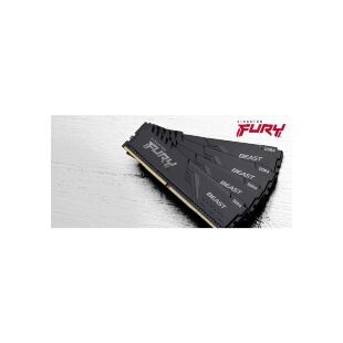 Модуль памяти для компьютера DDR4 32GB (2x16GB) 3200 MHz Beast Black Kingston Fury (ex.HyperX) (KF432C16BB1K2/32WP)