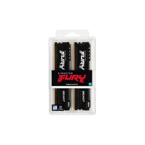 Модуль памяти для компьютера DDR4 32GB (2x16GB) 3200 MHz Beast Black Kingston Fury (ex.HyperX) (KF432C16BB1K2/32WP) - Модули памяти для компьютера  - Модули памяти для компьютера 