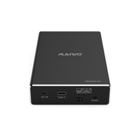 Карман внешний Maiwo 2*HDD 2.5" SATA/SSD up to 9.5mm USB3.1 GEN2 Type-C, RAID 0,1 (K25272C) - Нулевой остаток (Feed)  - Нулевой остаток (Feed) 