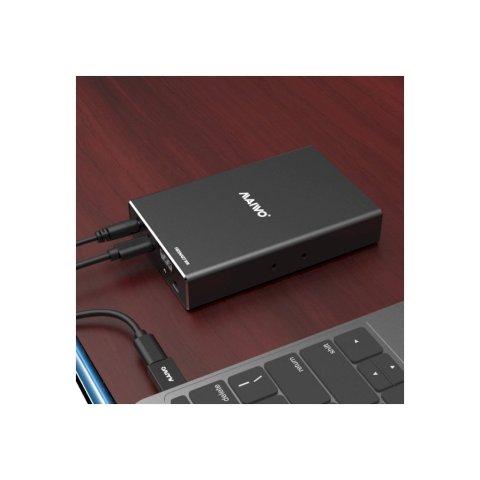 Карман внешний Maiwo 2*HDD 2.5" SATA/SSD up to 9.5mm USB3.1 GEN2 Type-C, RAID 0,1 (K25272C) - Нулевой остаток (Feed)  - Нулевой остаток (Feed) 