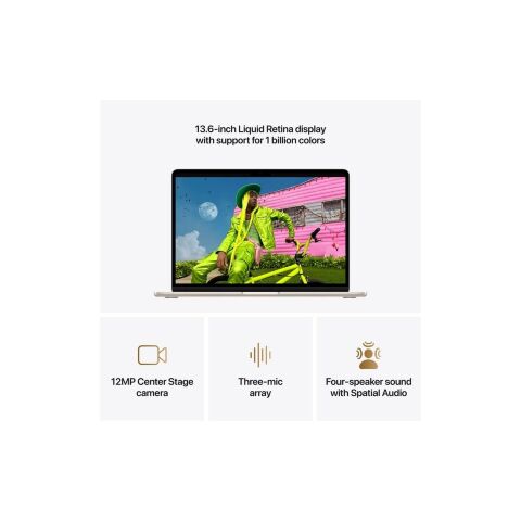 Ноутбук Apple MacBook Air 13 M5 A3449 Starlight (MDHD4UA/A) - Нулевой остаток (Feed)  - Нулевой остаток (Feed) 