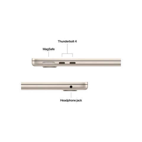 Ноутбук Apple MacBook Air 13 M5 A3449 Starlight (MDHD4UA/A) - Нулевой остаток (Feed)  - Нулевой остаток (Feed) 