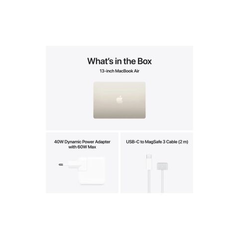 Ноутбук Apple MacBook Air 13 M5 A3449 Starlight (MDHD4UA/A) - Нулевой остаток (Feed)  - Нулевой остаток (Feed) 