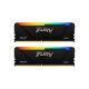 Модуль памяти для компьютера DDR4 16GB (2x8GB) 3600 MHz Beast RGB Kingston Fury (ex.HyperX) (KF436C17BB2AK2/16) - Модули памяти для компьютера  - Модули памяти для компьютера 