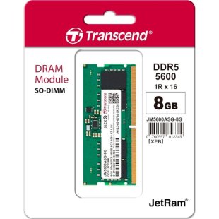 Модуль памяти для ноутбука SoDIMM DDR5 8GB 5600 MHz Transcend (JM5600ASG-8G)