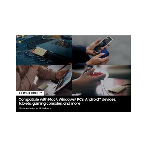 Накопитель SSD USB 3.2 2TB T7 Shield Samsung (MU-PE2T0R/WW) - Внутренние SSD  - Внутренние SSD 