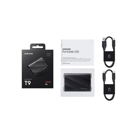 Накопитель SSD USB 3.2 1TB T9 Samsung (MU-PG1T0B/EU) - Внутренние SSD  - Внутренние SSD 