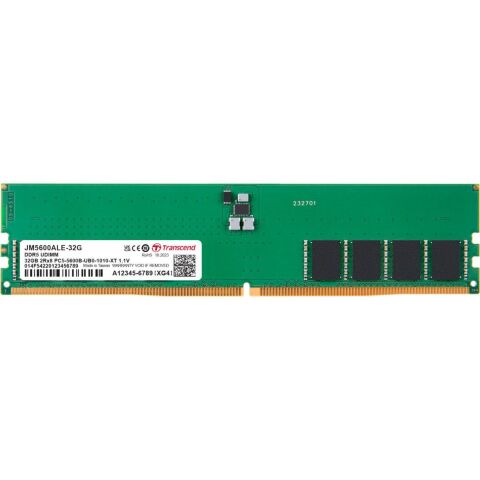Модуль памяти для компьютера DDR5 32GB 5600 MHz JetRam Transcend (JM5600ALE-32G) - Модули памяти для компьютера  - Модули памяти для компьютера 