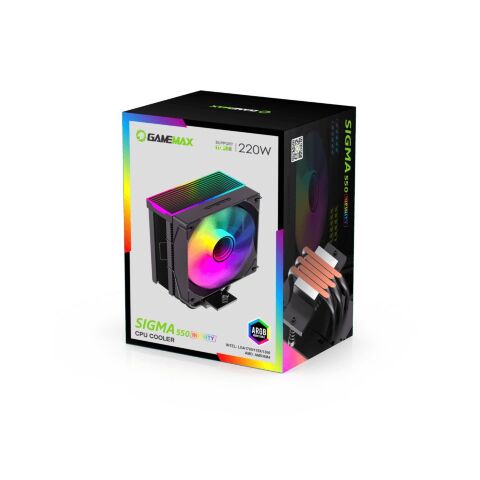 Кулер для процессора Gamemax Sigma 550 Infinity BK - Кулеры к процессорам  - Кулеры к процессорам 