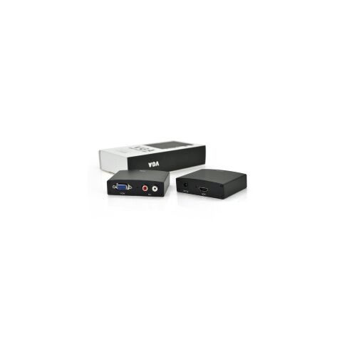 Конвертор VGA to HDMI+ Audio active black Voltronic (YT-AC-HDMI(in)/VGA(out)-B/14898) - Контроллеры и конверторы  - Контроллеры и конверторы 