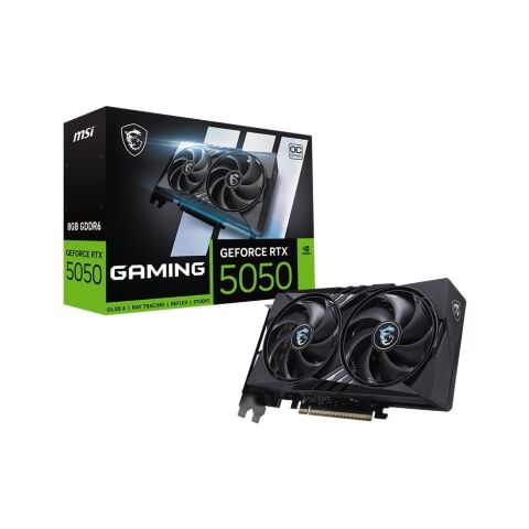 Видеокарта MSI GeForce RTX5050 8Gb GAMING OC (RTX 5050 8G GAMING OC) - Нулевой остаток (Feed)  - Нулевой остаток (Feed) 