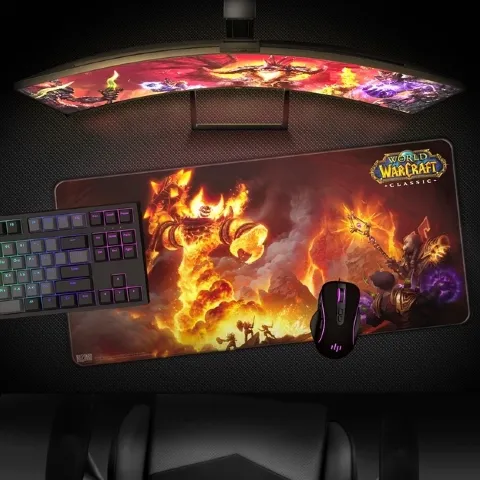 Килимок ігрова поверхня Blizzard World Of Warcraft Classic Ragnaros Рагнарос XL (90*42 cm) -   -  