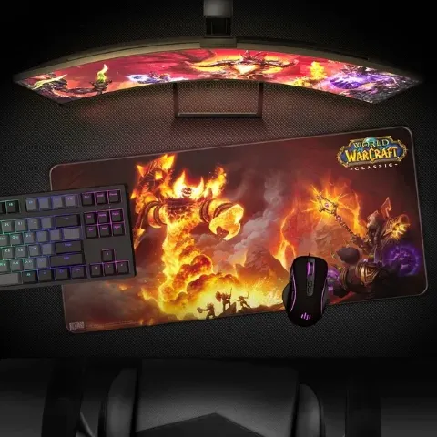 Килимок ігрова поверхня Blizzard World Of Warcraft Classic Ragnaros Рагнарос XL (90*42 cm) -   -  