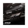 Модуль памяти для компьютера DDR4 128GB (4x32GB) 3200 MHz Fury Beast Black Kingston Fury (ex.HyperX) (KF432C16BBK4/128)