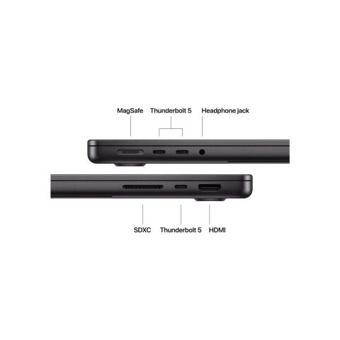 Ноутбук Apple MacBook Pro 14 A3426 M5 Pro Space Black (MGDR4UA/A) - Ноутбуки  - Ноутбуки 