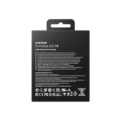 Накопитель SSD USB 3.2 4TB T9 Samsung (MU-PG4T0B/EU) - Внутренние SSD  - Внутренние SSD 