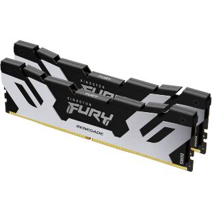 Модуль памяти для компьютера DDR5 96GB (2x48GB) 6400 MHz Renegade Silver XMP Kingston Fury (ex.HyperX) (KF564C32RSK2-96)