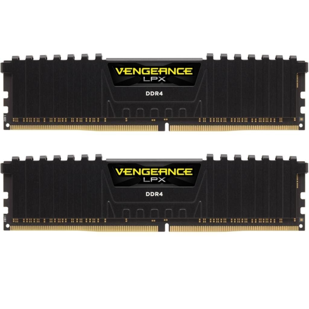 Модуль памяти для компьютера DDR4 32GB (2x16GB) 3200 MHz Vengeance LPX Black Corsair (CMK32GX4M2E3200C16)
