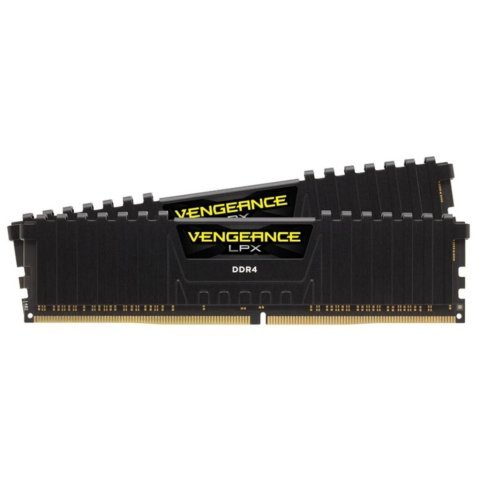 Модуль памяти для компьютера DDR4 32GB (2x16GB) 3200 MHz Vengeance LPX Black Corsair (CMK32GX4M2E3200C16) - Нулевой остаток (Feed)  - Нулевой остаток (Feed) 