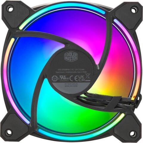 Кулер для корпуса CoolerMaster MF120 Halo 3in1 RGB (MFL-B2DN-213P2-R2) - Нулевой остаток (Feed)  - Нулевой остаток (Feed) 