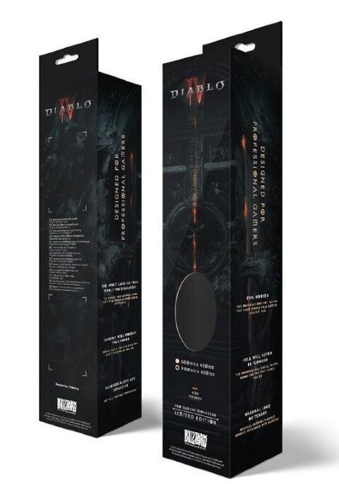 Килимок для миші ігрова поверхня Blizzard DIABLO IV 4 Gate of Hell Діабло XL (90*42 cm) -   -  