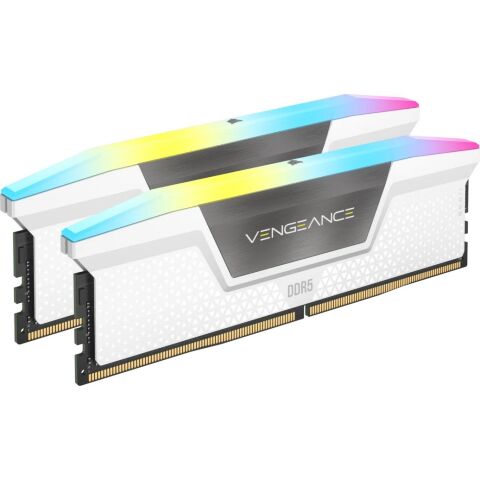 Модуль памяти для компьютера DDR5 32GB (2x16GB) 6000 MHz Vengeance RGB White Corsair (CMH32GX5M2B6000Z30W) - Нулевой остаток (Feed)  - Нулевой остаток (Feed) 