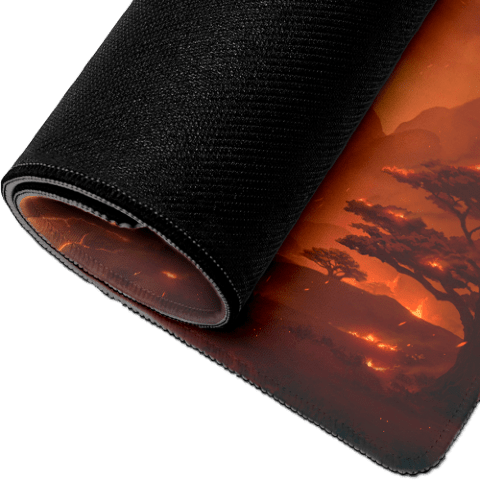 Килимок ігрова поверхня Blizzard World Of Warcraft Classic Cataclysm Deathwing Смертокрил XL Варкрафт (90*42 cm) -   -  