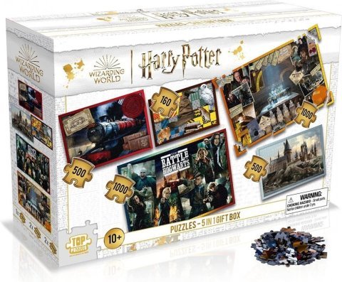 Пазлы Гарри Поттер Harry Potter 5 in 1 Puzzle Подарочный набор (3160 деталей) -   -