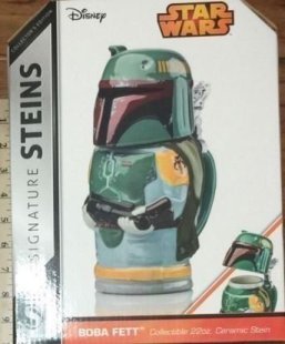 Кружка коллекционная SignatureSteins Star Wars Boba Fett Stein Звёздные войны Боба Фетт 650 мл.