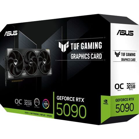Видеокарта ASUS GeForce RTX5090 32GB TUF OC GAMING (TUF-RTX5090-O32G-GAMING) - Видеокарты  - Видеокарты 