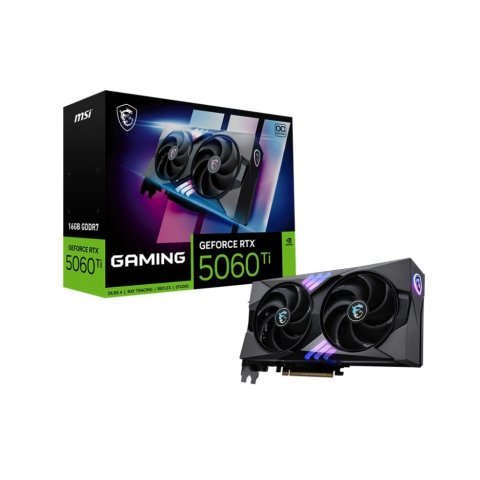 Видеокарта MSI GeForce RTX5060Ti 16Gb GAMING OC (RTX 5060 Ti 16G GAMING OC) - Нулевой остаток (Feed)  - Нулевой остаток (Feed) 