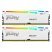Модуль памяти для компьютера DDR5 64GB (2x32GB) 6000 MHz Beast White RGB Kingston Fury (ex.HyperX) (KF560C36BWEAK2-64) - Нулевой остаток (Feed)  - Нулевой остаток (Feed)